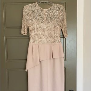 Rickie Freeman Teri Jon Sz 6 Light pink formal dress